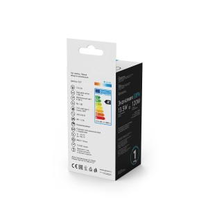 Лампа Gauss Elementary LED A60 14W E27 4100K 1/10/40