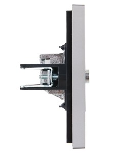 FORTE&PIANO Розетка TV оконечная FP528 сталь IEK