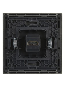 FORTE&PIANO Розетка HDMI FP540 сталь IEK