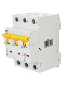 KARAT Автоматический выключатель ВА47-60M 3P C 20А 6кА IEK