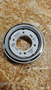 Светильник встраиваемый GLS Два круга GCL-GX53-H38, серебро, золото