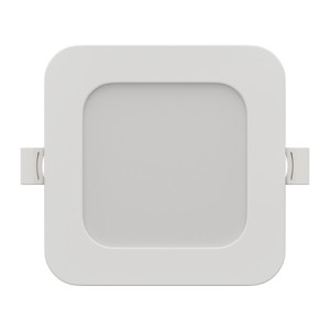 06-166 Панель светодиодная встраиваемая, 3 ССT, 10Вт, 230В/50Гц, 800лм, 3000-4000-6500К, IP44, 120х120х26мм, квадрат, белый, посадочное отверстие Ø 90-110мм