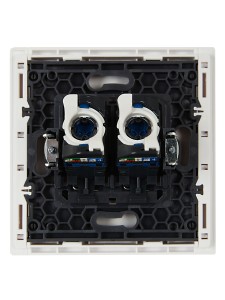 FORTE&PIANO Розетка компьютерная двойная RJ45 кат.6 FP234 белый IEK