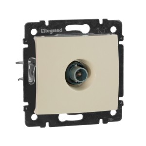 VALENA Розетка TV тип звезда слоновая кость