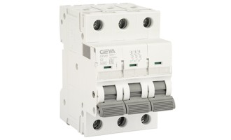 Автоматический выключатель GYM9-3P-6C, 3P, 6A, хар-ка C, 6kA, 3M
