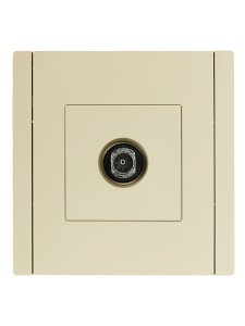 FORTE&PIANO Розетка TV оконечная FP428 ваниль IEK