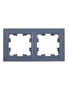 BRITE Рамка 2-местная РУ-2-БрМ маренго IEK