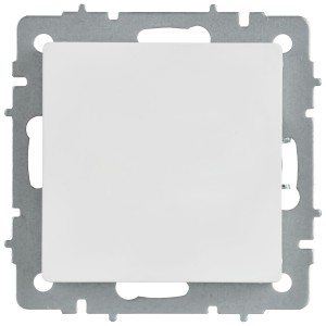 BRITE Заглушка с суппортом МЗ10-БрАБ арктический белый IEK