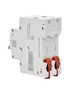 Автоматический выключатель YON max типа MD63S, 4,5кА, 2 полюса, хар-ка C, 63А DKC