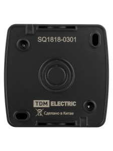 Выключатель 1-кл. открытой установки IP44 10А графит "Селигер" TDM