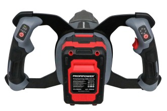 Аккумуляторный бесщеточный бур E0282 PROFIPOWER AM-20B (20В, 90Нм, Li-ion-1шт, 6.0Ач, 6 скоростей, З/У, в коробке)