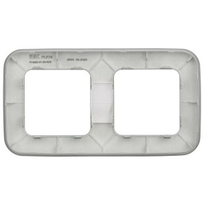 FLITE Рамка 2-местная РУ-2-А-ФлС серый IEK