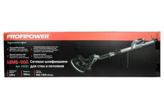 Шлифмашина для стен и потолков с рукояткой 2м PROFIPOWER ШМБ-900