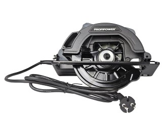 Пила циркулярная E0265 PROFIPOWER ДП-185 (1200Вт, 5500об/мин, диск 185х20мм, пропил 47/61мм, 45°)