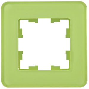 BRITE Рамка 1-местная РУ-1-2-Бр стекло эко грин RE IEK