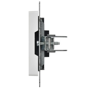 BRITE Заглушка с суппортом МЗ10-БрАБ арктический белый IEK