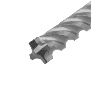 Бур по бетону SUPER 8x210мм, профессиональный, цельная крестовая пластина, SDS PLUS KRANZ