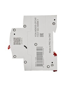 Автоматический выключатель YON max типа MD63S, 4,5кА, 2 полюса, хар-ка C, 40А DKC