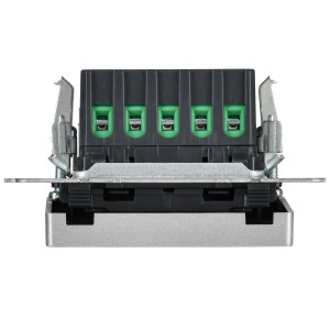 BRITE Кнопка звонка с индикацией для отелей 10А ВС10-1-9-БрА алюминий IEK