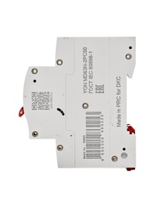 Автоматический выключатель YON max типа MD63N, 6кА, 2 полюса, хар-ка C, 50А DKC