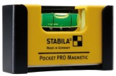 Пластиковый уровень Pocket Pro Magnetic STABILA (с чехлом)