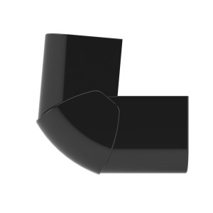 Угол внешний 90х50 мм, изменяемый черный DKC