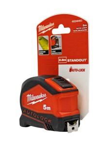 Рулетка 5м / 25мм Autolock, MILWAUKEE