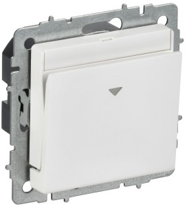 BRITE Выключатель карточный 30А ВС10-1-8-БрАБ арктический белый IEK