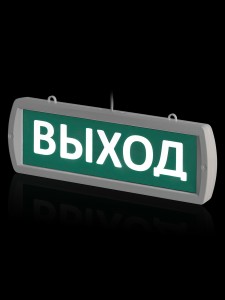 Оповещатель охранно-пожарный световой Топаз-24-ОП "Выход" 24 В, IP52 TDM