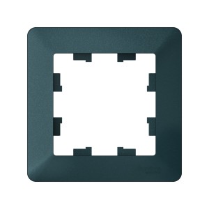 ATLASDESIGN AIR 1-постовая РАМКА, ИЗУМРУД/дымчатый черный