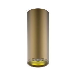 Светильник Gauss Overhead накл цил 12W 900lm 3000K 170-240V IP20 79*200мм кофе золото LED 1/30