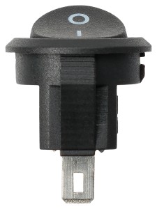 KCD11-101 250В AC/DC, 1P, 3А, (2с), ON-OFF, черный, Micro TDM