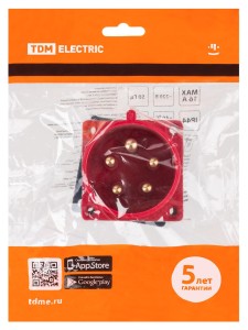 Вилка 625 скрытая 3P+PE+N 32А 380В IP44 TDM