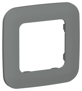 FLITE Рамка 1-местная РУ-1-А-ФлМА мокрый асфальт IEK