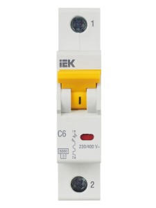KARAT Автоматический выключатель ВА47-60M 1P C 6А 6кА IEK
