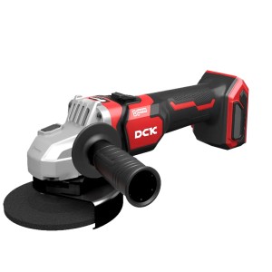Машина шлифовальная аккумуляторная угловая бесщеточная DCK KDSM04-125, 125мм, 18В, 2*5 а/ч, 9000 об/мин