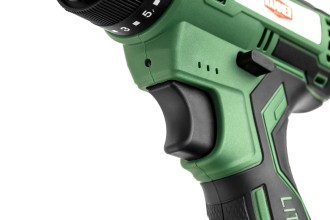 Аккум. дрель промо Hammer ACD12/2C 12В 2x1.5Ач LiION 10мм 0-350/0-1350об/мин, 26 Нм, кейс