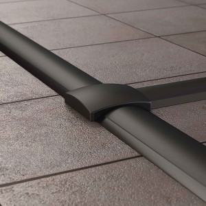 Напольный канал 50х12 мм CSP-F, черный DKC