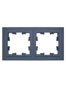BRITE Рамка 2-местная IP44 РУ-2-БрМ-44 маренго IEK