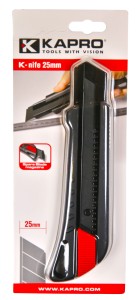 254-25 КАПРО Нож строительный с лезвием 25мм