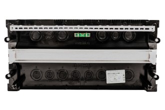 PRIME Корпус пластиковый ЩРН-П-18 модулей навесной черный IP41 IEK