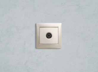 VALENA Розетка TV тип звезда белый