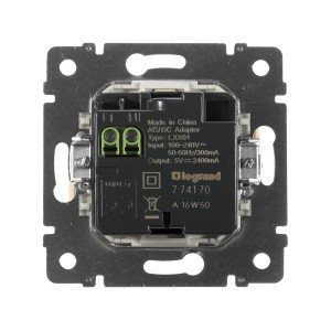 VALENA Розетка USB A+A 15Вт слоновая кость