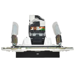SKANDY Розетка компьютерная RJ45 кат.5E SK-K01Bl черный IEK