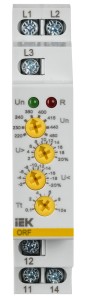 Реле контроля фаз ORF-04 трехфазное 220-460В AC IEK