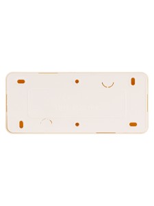 Розетка 3-х местная горизонтальная 2П открытой установки IP20 10A сл. кость "Ладога" TDM