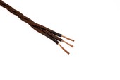 Ретро провод "Эко" 3х2,5 витой ГОСТ коричневый (50м) TDM