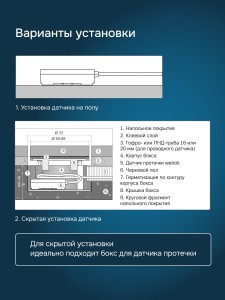 Датчик протечки Welrok dpp10