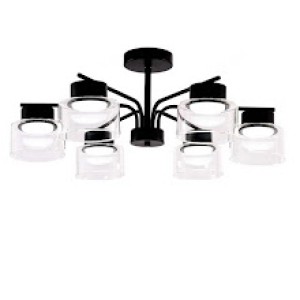 Светильник X-GX53 1084/6B чёрный