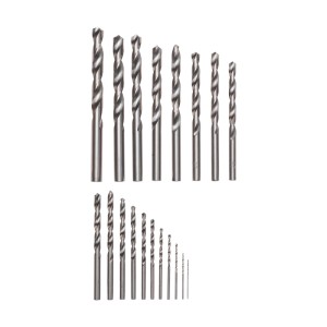 Набор сверл по металлу, 1-10мм (через 0,5мм), HSS, цилиндрический хвостовик, металлический кейс, 19